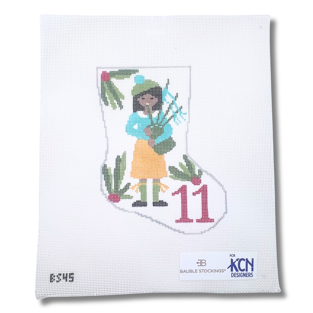 11 Pipers Piping August Trunk Show-Needlepoint Canvas-KCN Designers-The Pepper Pot Barrington, IL