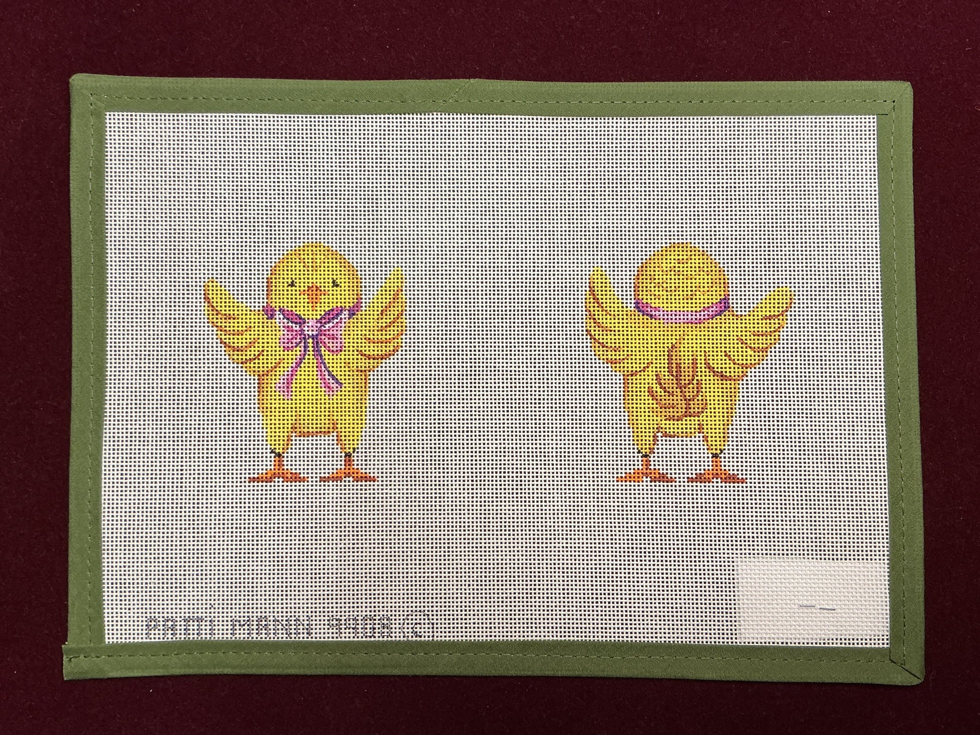 2-sided Chick-Needlepoint Canvas-Patti Mann-The Pepper Pot Barrington, IL