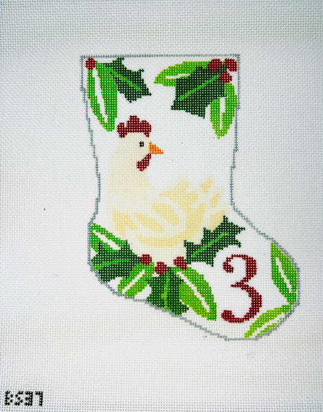 3 French Hens August Trunk Show-Needlepoint Canvas-KCN Designers-The Pepper Pot Barrington, IL
