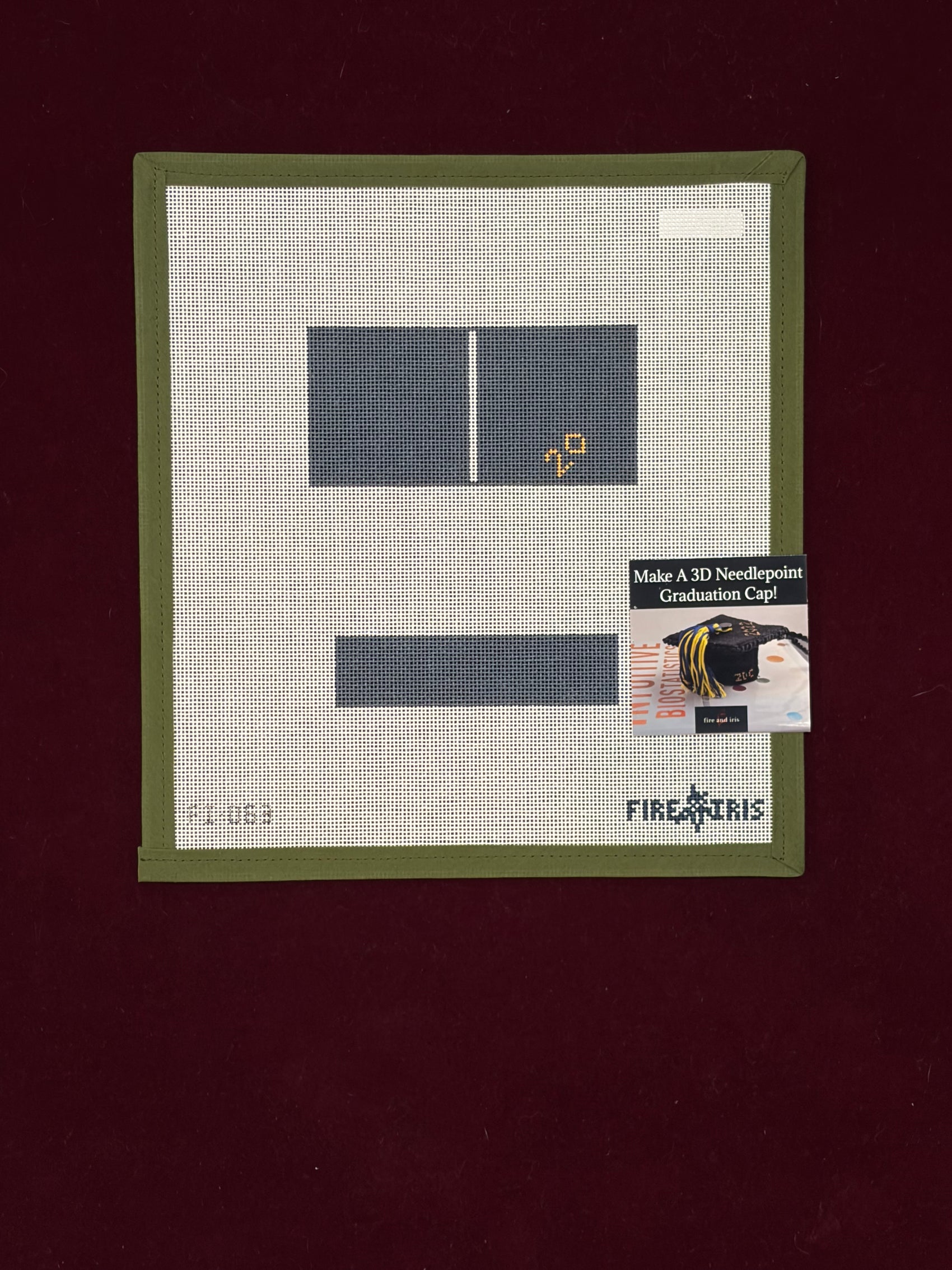 3D Graduation Cap-Canvas-Fire & Iris Designs-The Pepper Pot