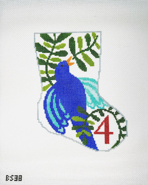 4 Calling Birds August Trunk Show-Needlepoint Canvas-KCN Designers-The Pepper Pot Barrington, IL