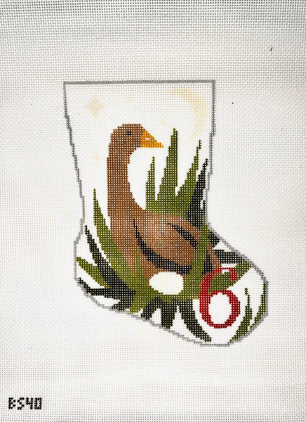 6 Geese a Laying August Trunk Show-Needlepoint Canvas-KCN Designers-The Pepper Pot Barrington, IL