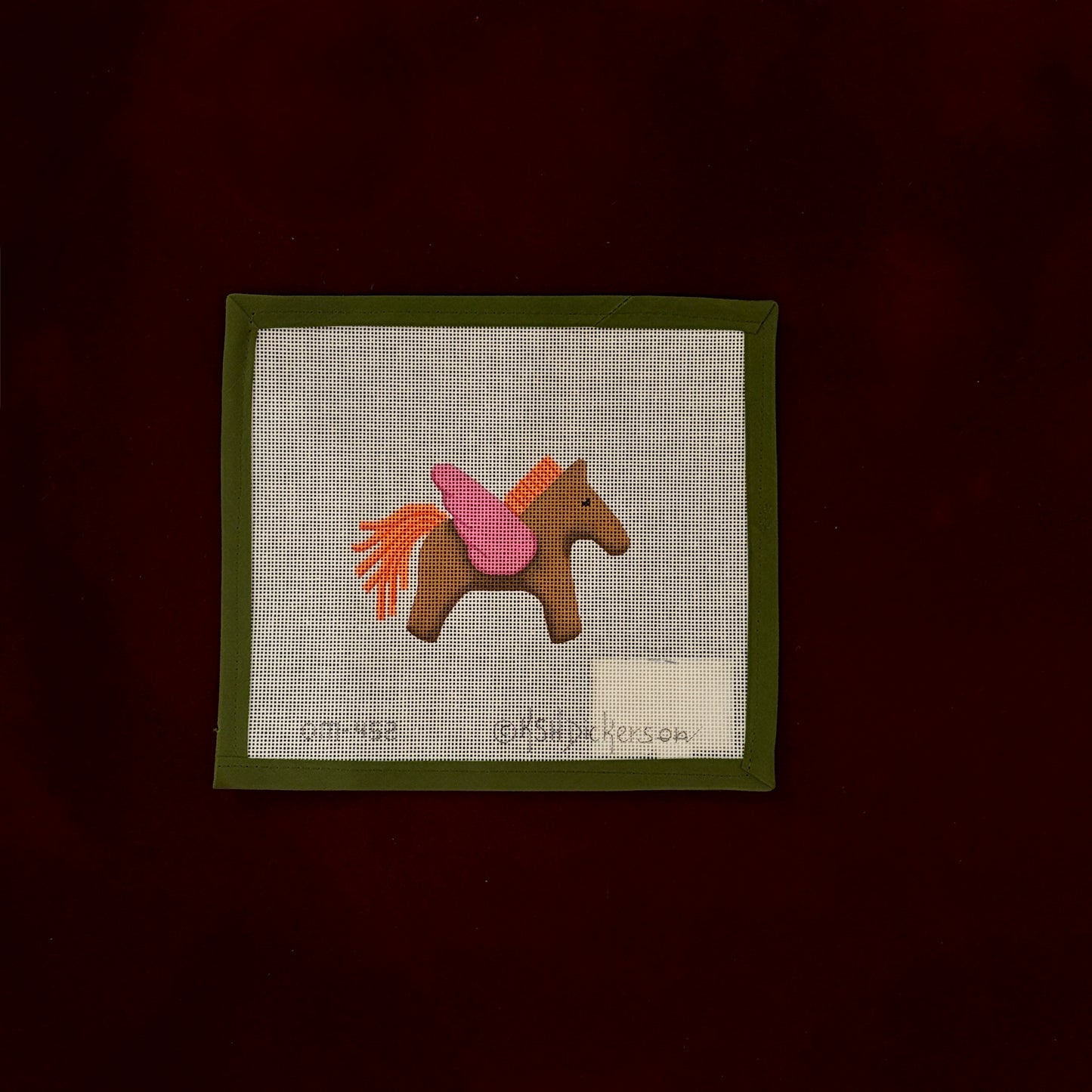 Hermes Pegasus (Brown, Orange, & Fuchsia)