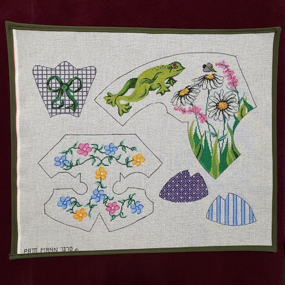 3-D Frog with Hummingbird "Austin"