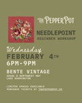 Learn to Needlepoint @ Bente Vintage