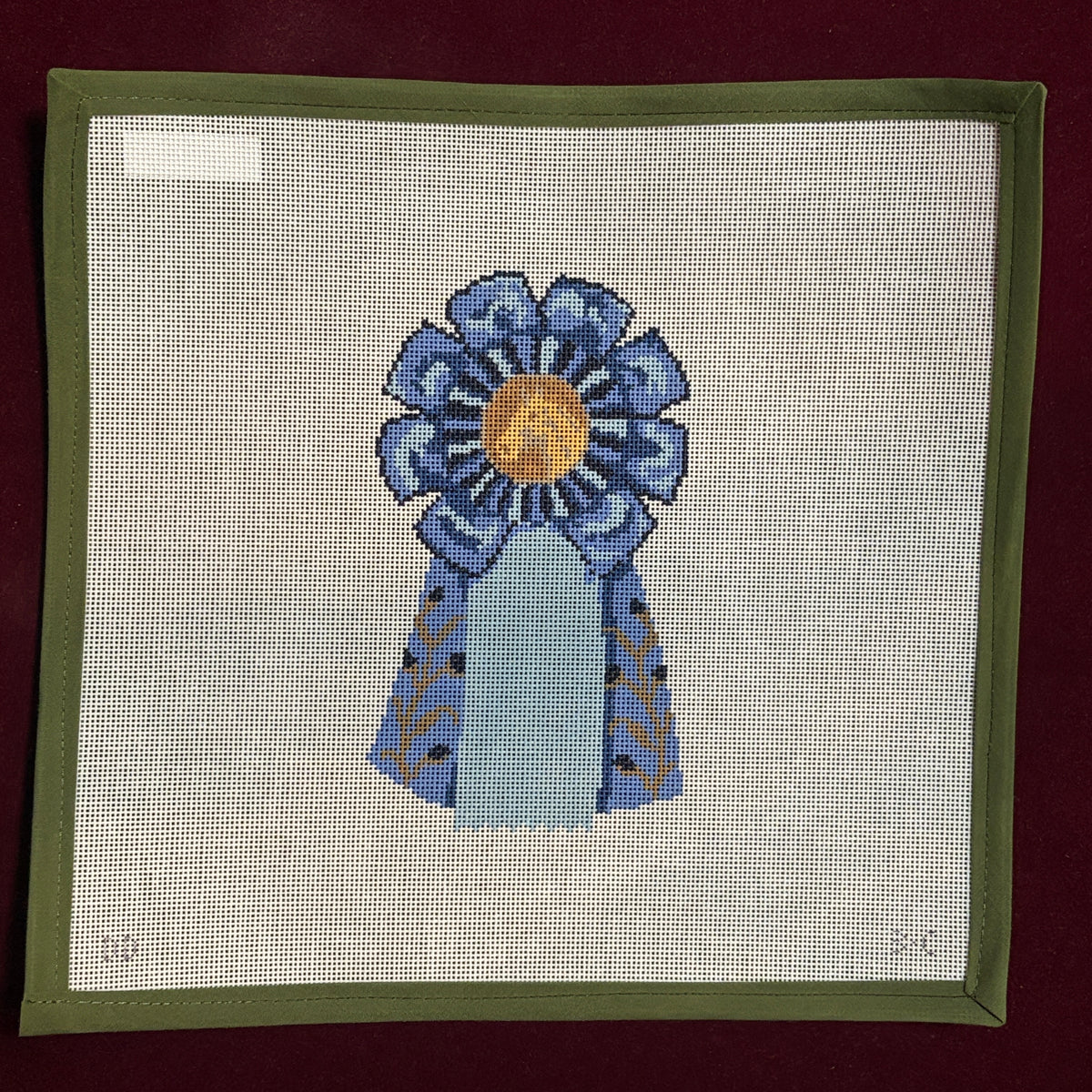 Rosette Ribbon - Blue