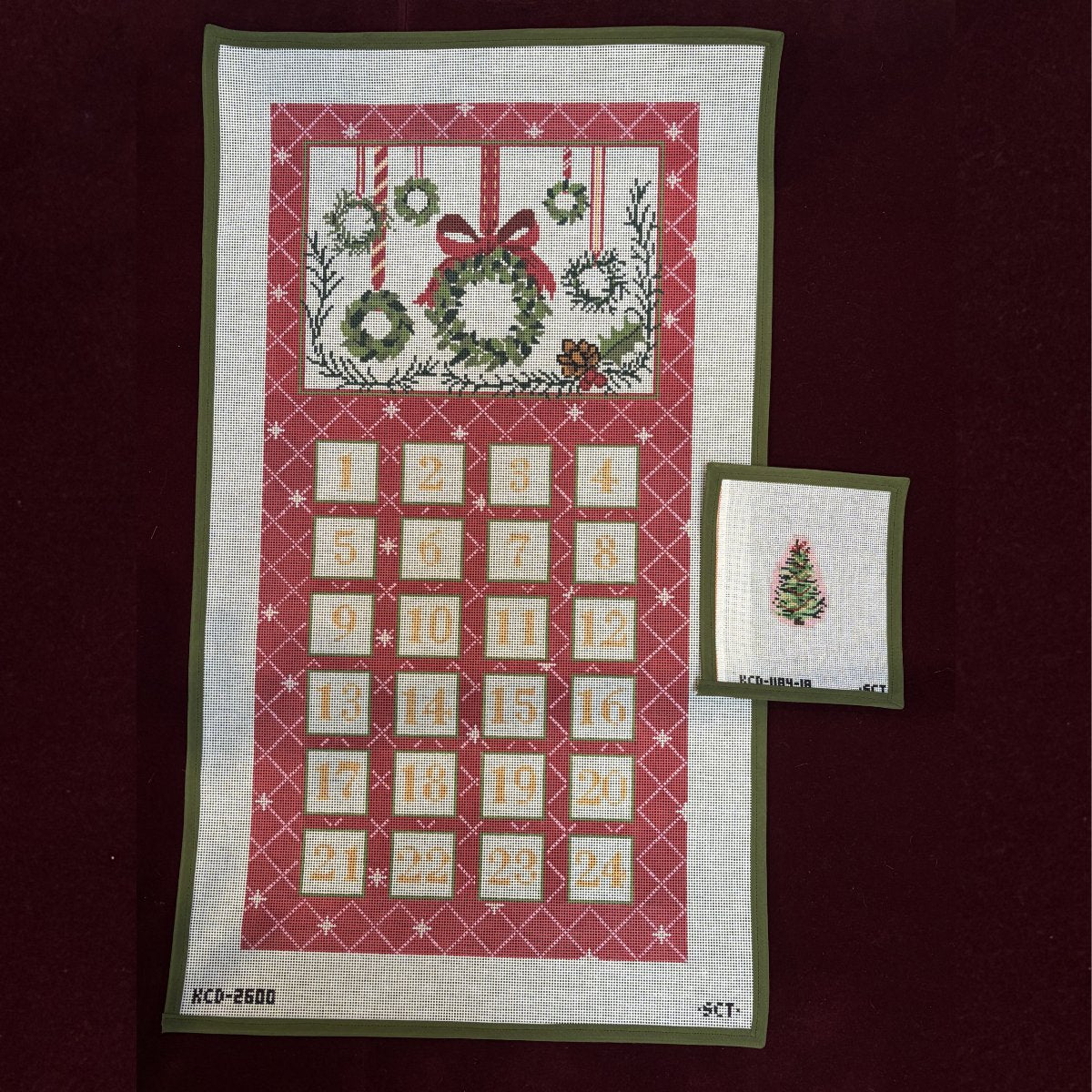 Advent Calendar-Canvas-KCN Designers-The Pepper Pot