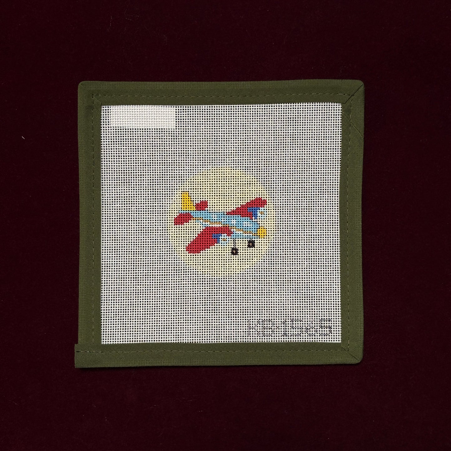 Advent Ornaments - Plane-Needlepoint Canvas-Bradley Needlepoint-The Pepper Pot Barrington, IL