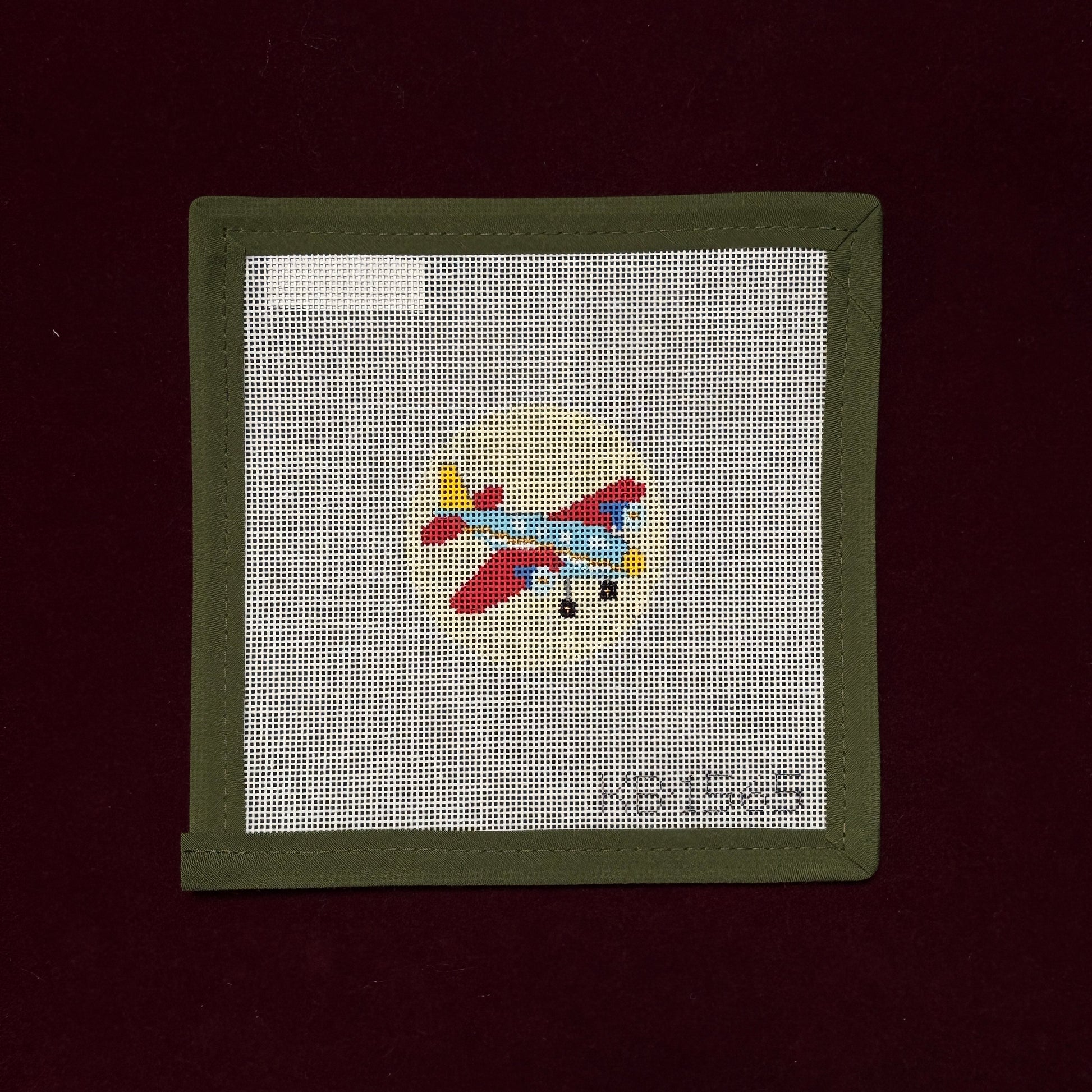 Advent Ornaments - Plane-Needlepoint Canvas-Bradley Needlepoint-The Pepper Pot Barrington, IL