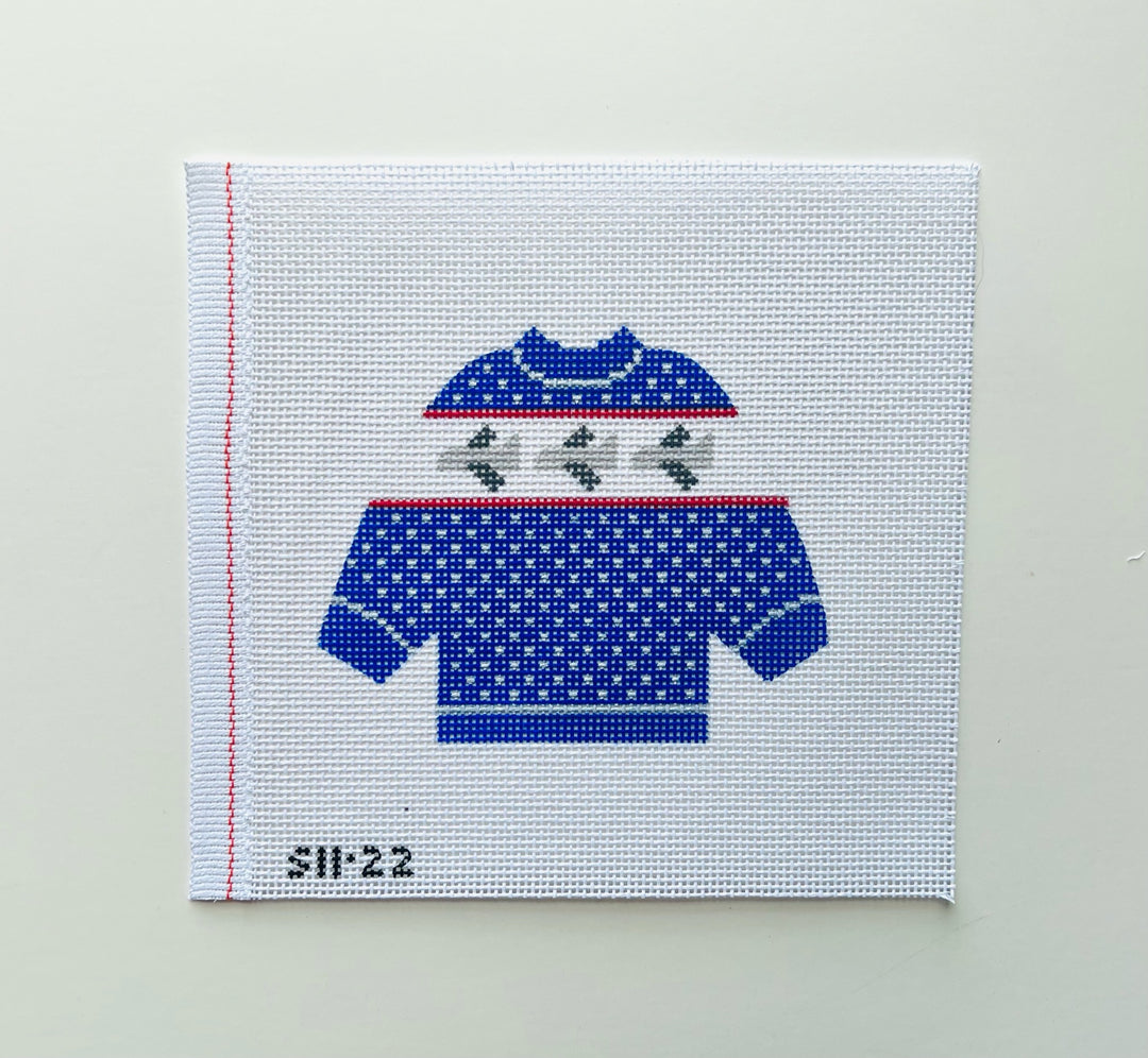 Airplane Pullover August Trunk Show-Needlepoint Canvas-KCN Designers-The Pepper Pot Barrington, IL