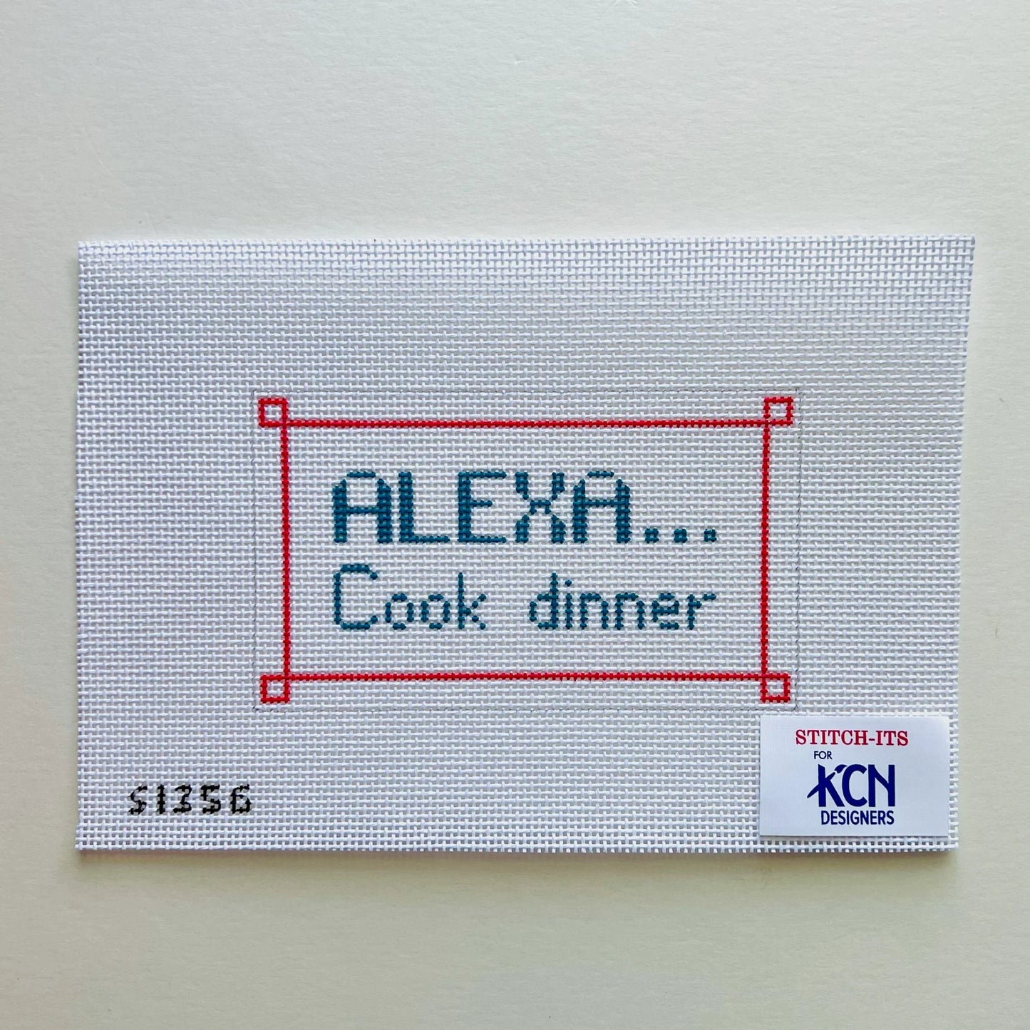 Alexa...Cook Dinner August Trunk Show-Needlepoint Canvas-KCN Designers-The Pepper Pot Barrington, IL
