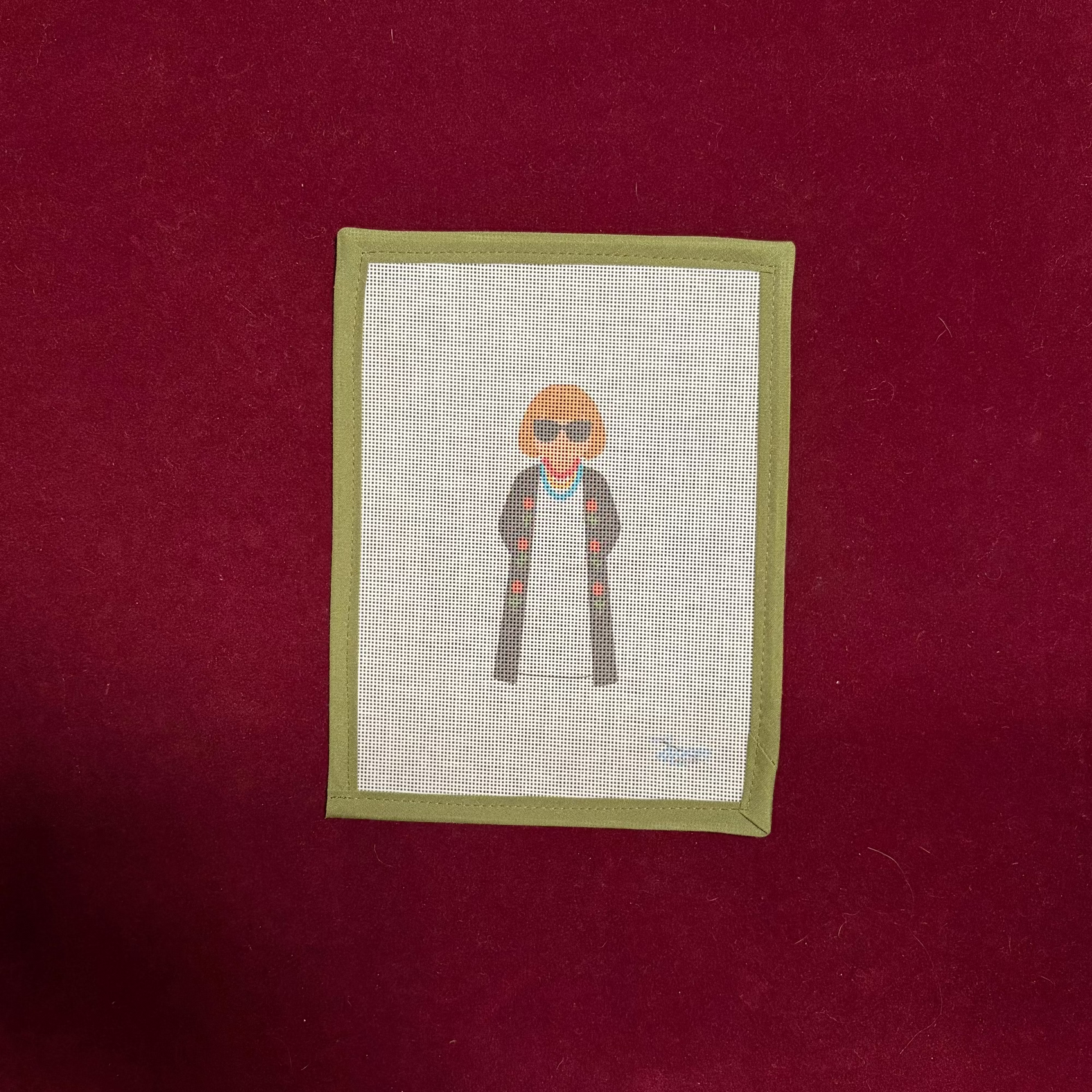 Anna Wintour-Canvas-Moore Stitching-The Pepper Pot