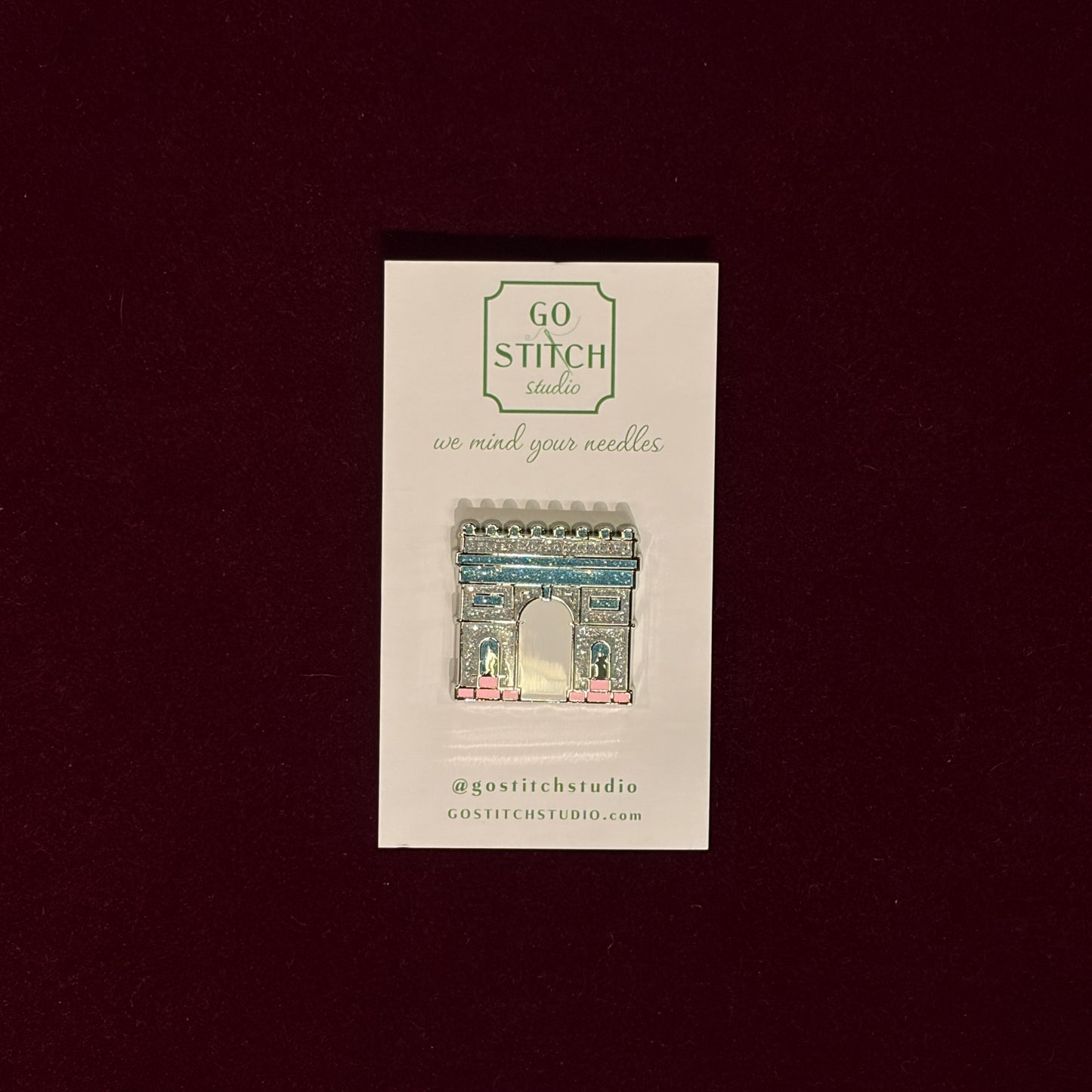 Arc de Triomphe Needle Minder-Needle Minder-Go Stitch Studio-The Pepper Pot