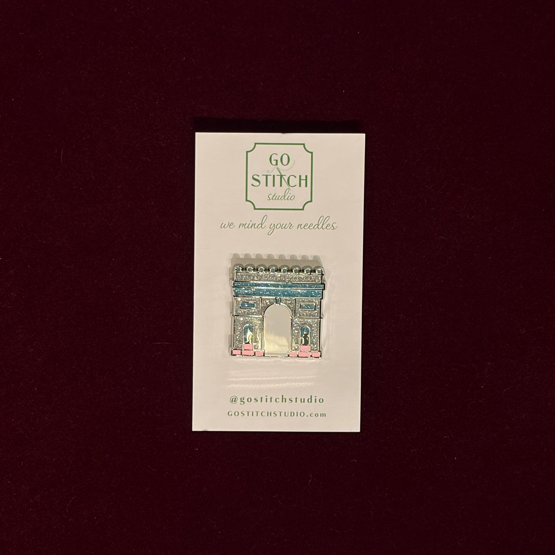Arc de Triomphe Needle Minder-Needle Minder-Go Stitch Studio-The Pepper Pot