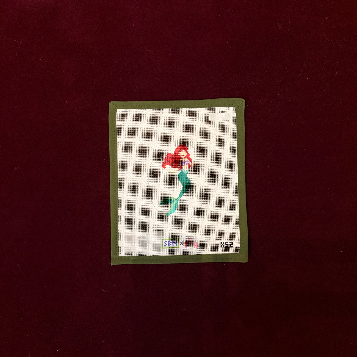 Ariel (Princess Series)-Needlepoint Canvas-Susan Battle Needlepoint-The Pepper Pot Barrington, IL