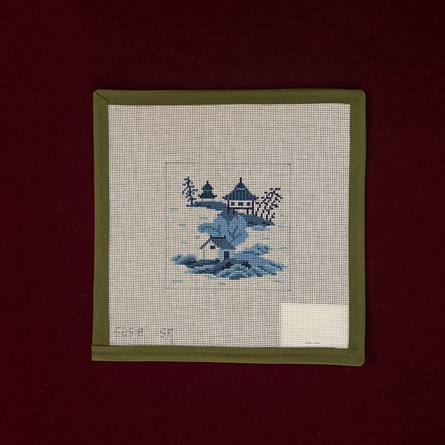 Asian Islands 3 houses-Canvas-Susan Roberts-The Pepper Pot