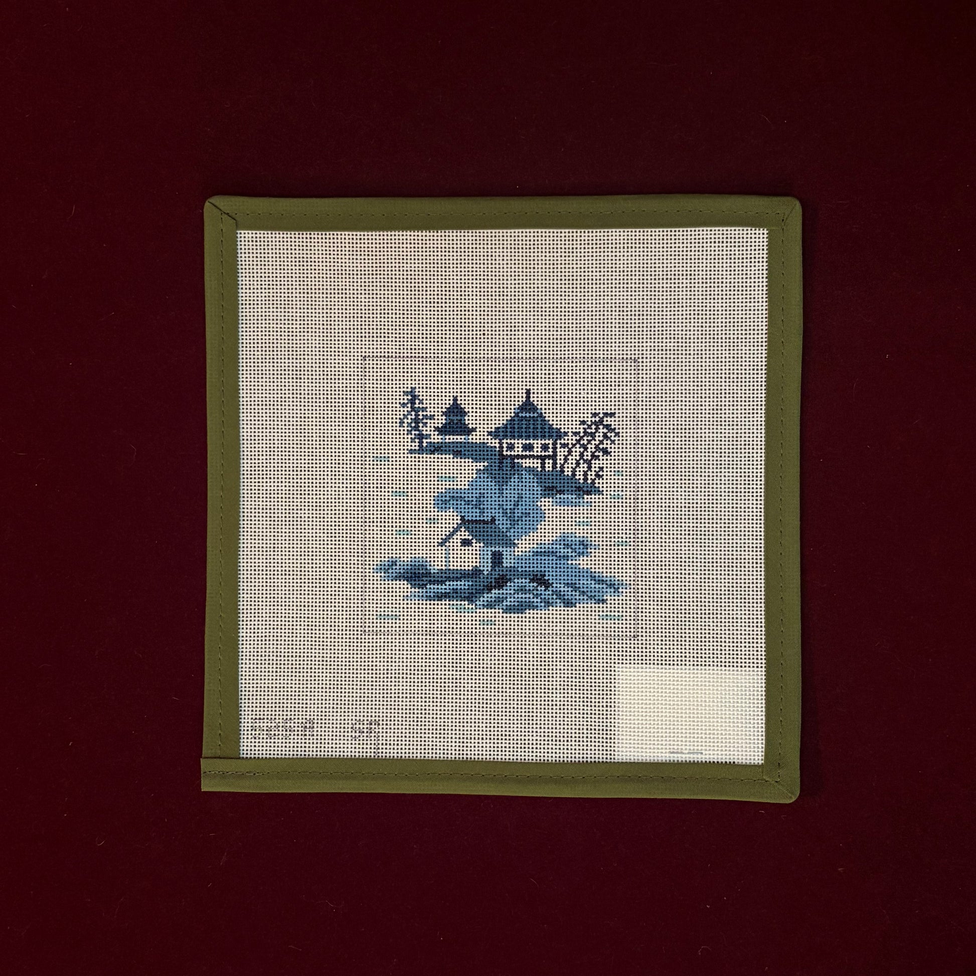 Asian Islands 3 houses-Canvas-Susan Roberts-The Pepper Pot