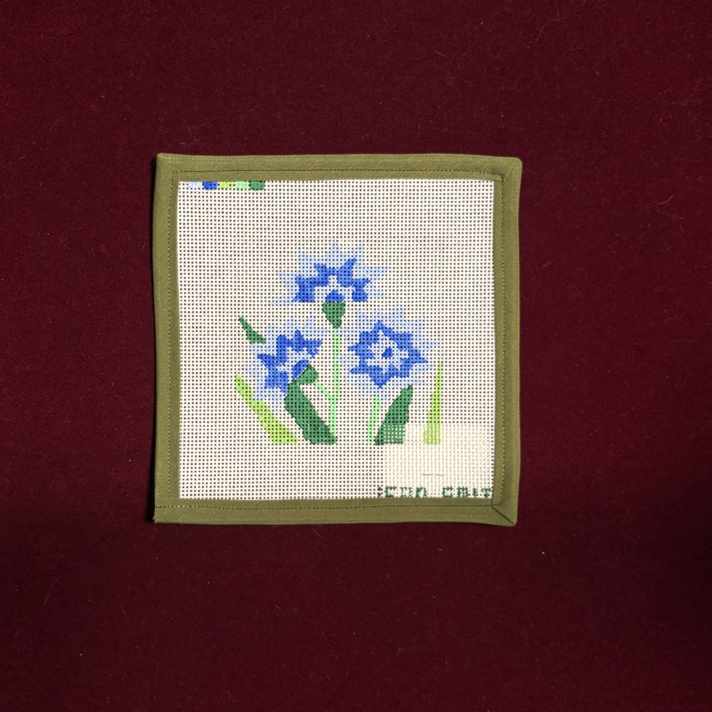 Bachelor Buttons-Canvas-Jean Smith-The Pepper Pot