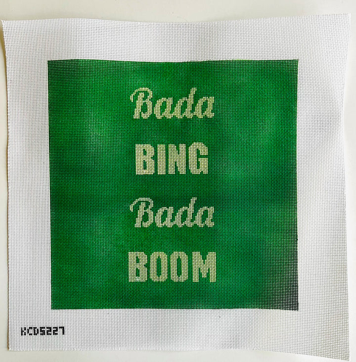 Bada Bing Bada Boom August Trunk Show-Needlepoint Canvas-KCN Designers-The Pepper Pot Barrington, IL