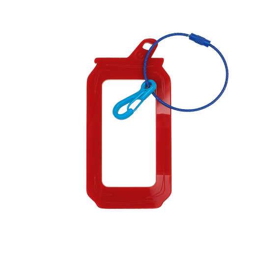 Bag Tag: Soda Pop Can: Red