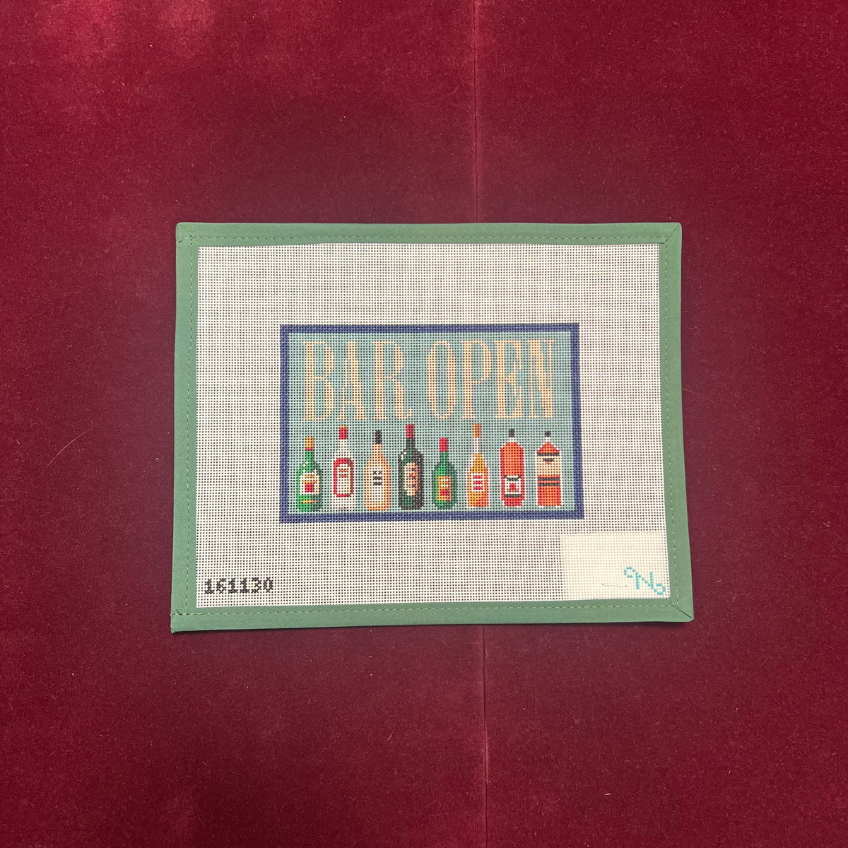 Bar Open-Needlepoint Canvas-Needlepaint-The Pepper Pot Barrington, IL