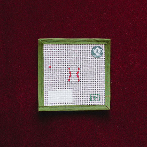 Baseball Mni-Canvas-MF Needlepoint-The Pepper Pot