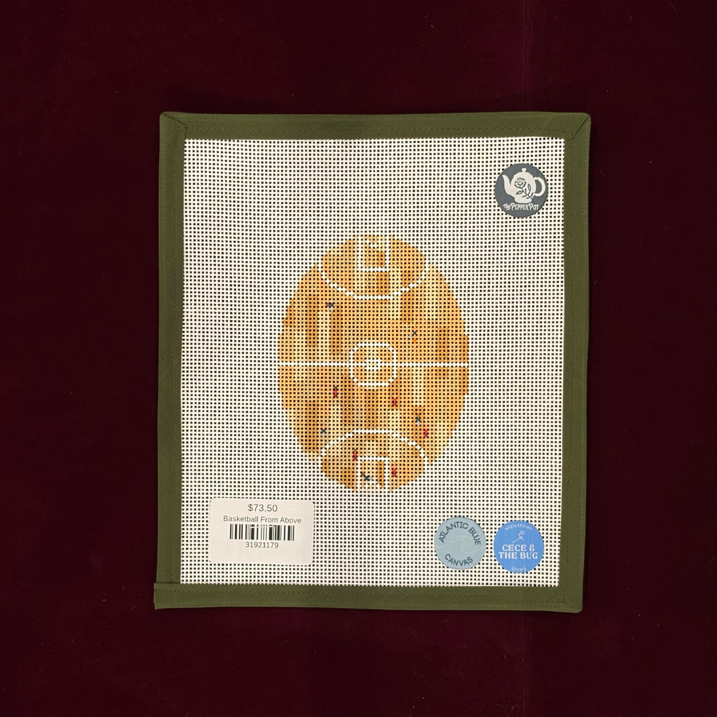 Basketball From Above-Canvas-Cece & the Bug-The Pepper Pot