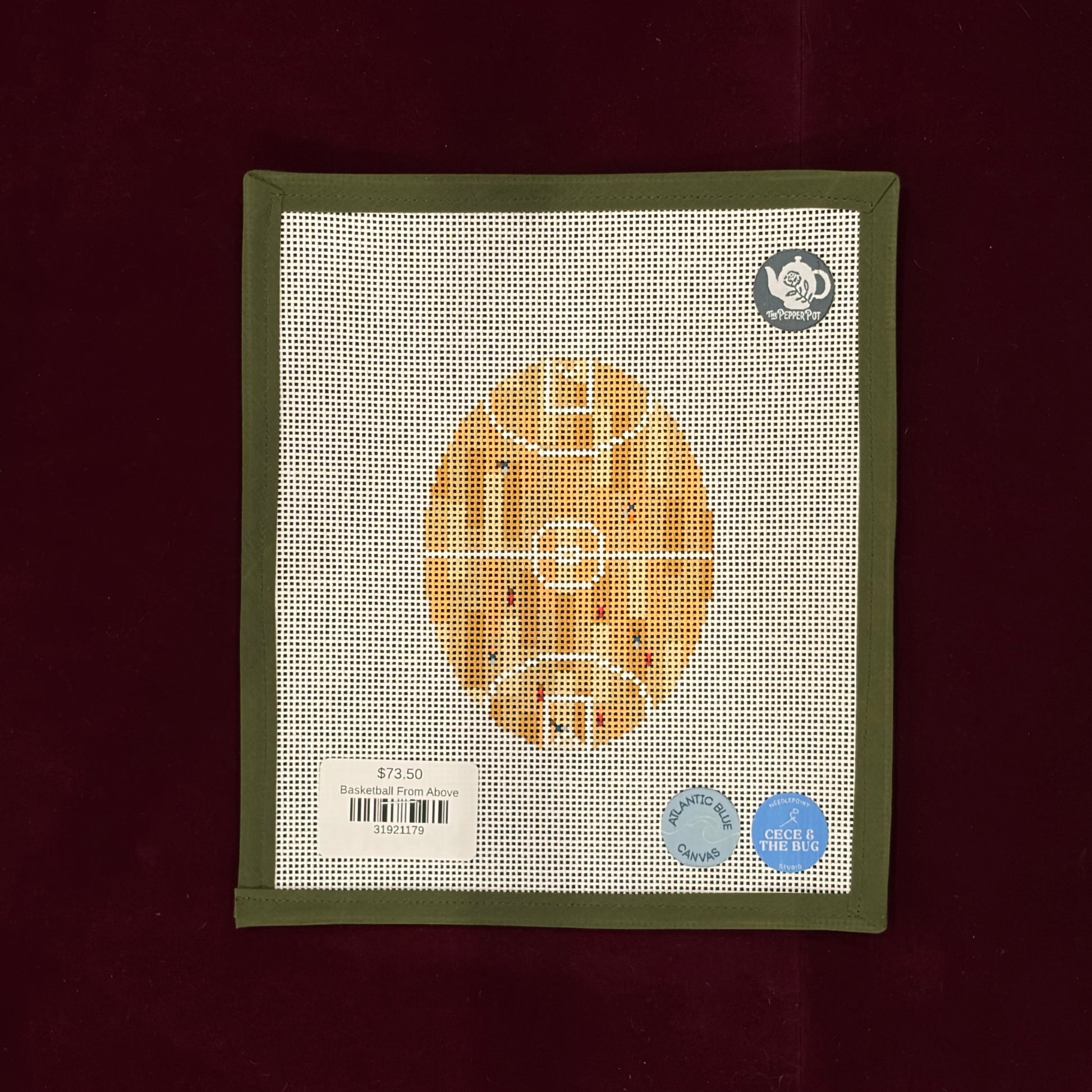 Basketball From Above-Canvas-Cece & the Bug-The Pepper Pot