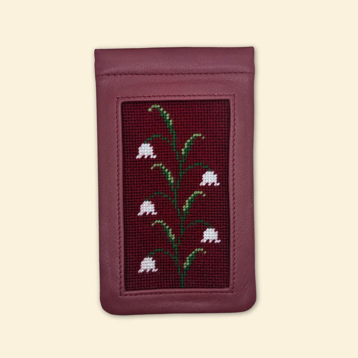 Bells In Bloom Eyeglasses Case Kit-Kitted Canvas-Happy Stitching-The Pepper Pot