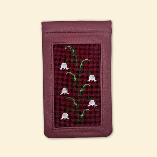 Bells In Bloom Eyeglasses Case Kit-Kitted Canvas-Happy Stitching-The Pepper Pot