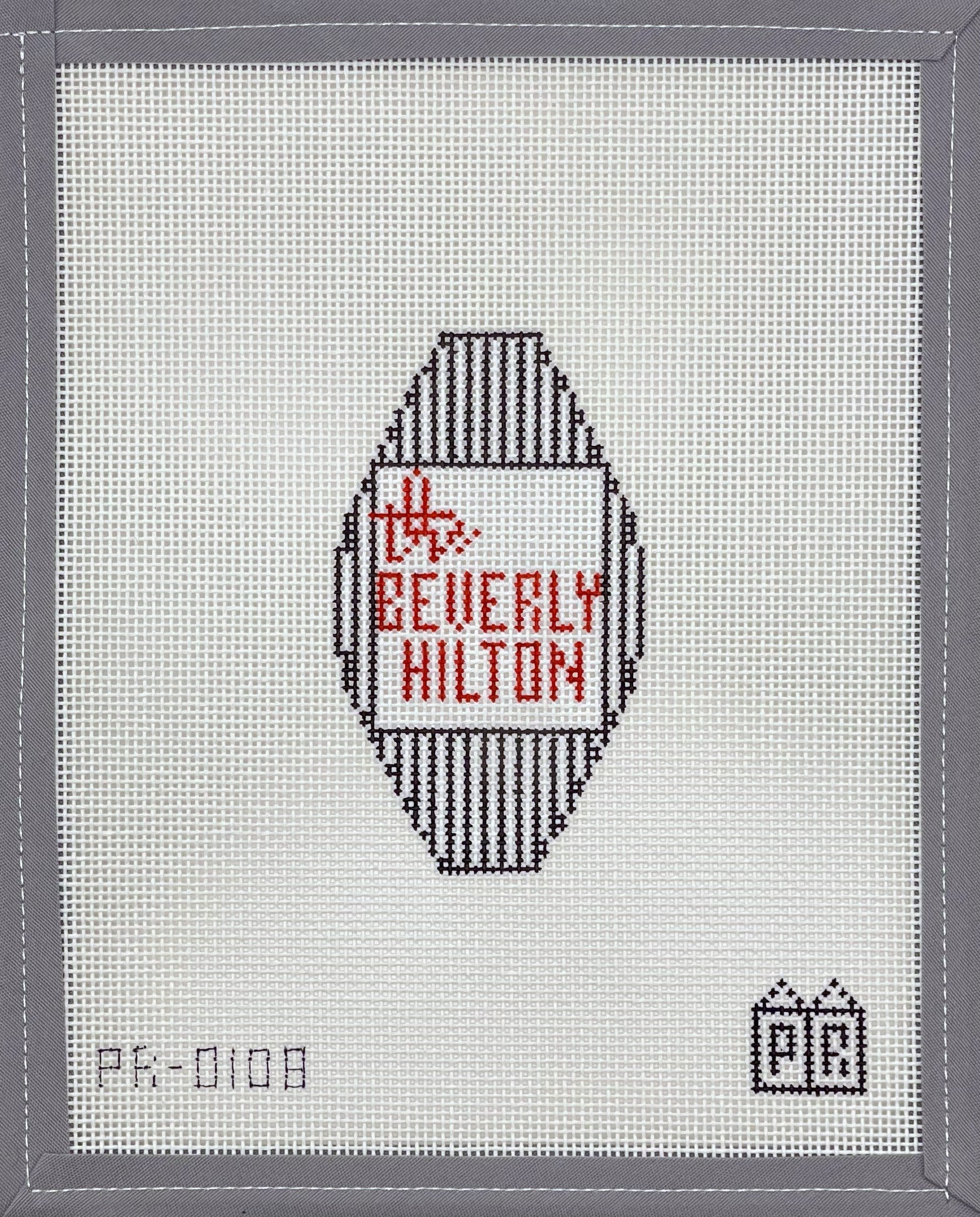 Beverly Hilton Motel Key June Trunk Show-Canvas-Postcard Row-The Pepper Pot