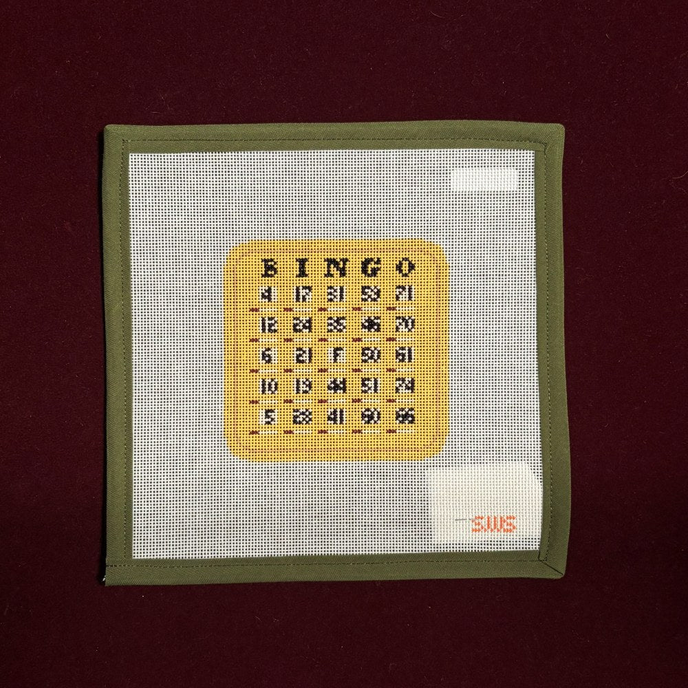 Bingo-Needlepoint Canvas-Stitching with Stacey-The Pepper Pot Barrington, IL