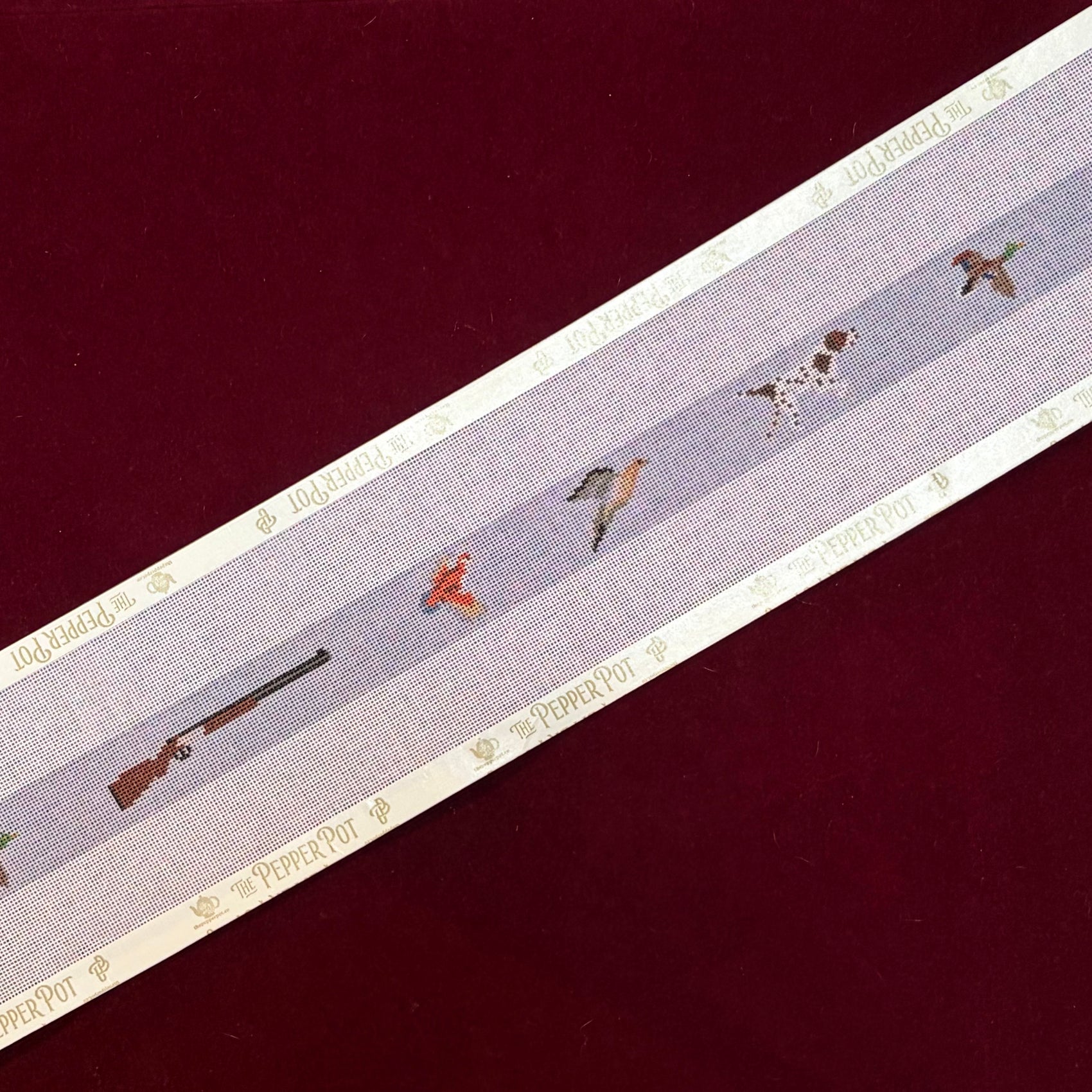 Bird Hunting Belt-Canvas-Needlepaint-The Pepper Pot