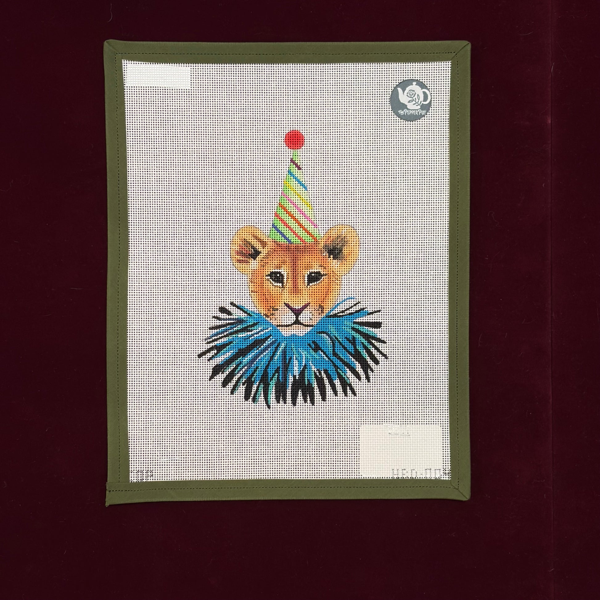 Birthday Lion Head-Canvas-Colors of Praise-The Pepper Pot