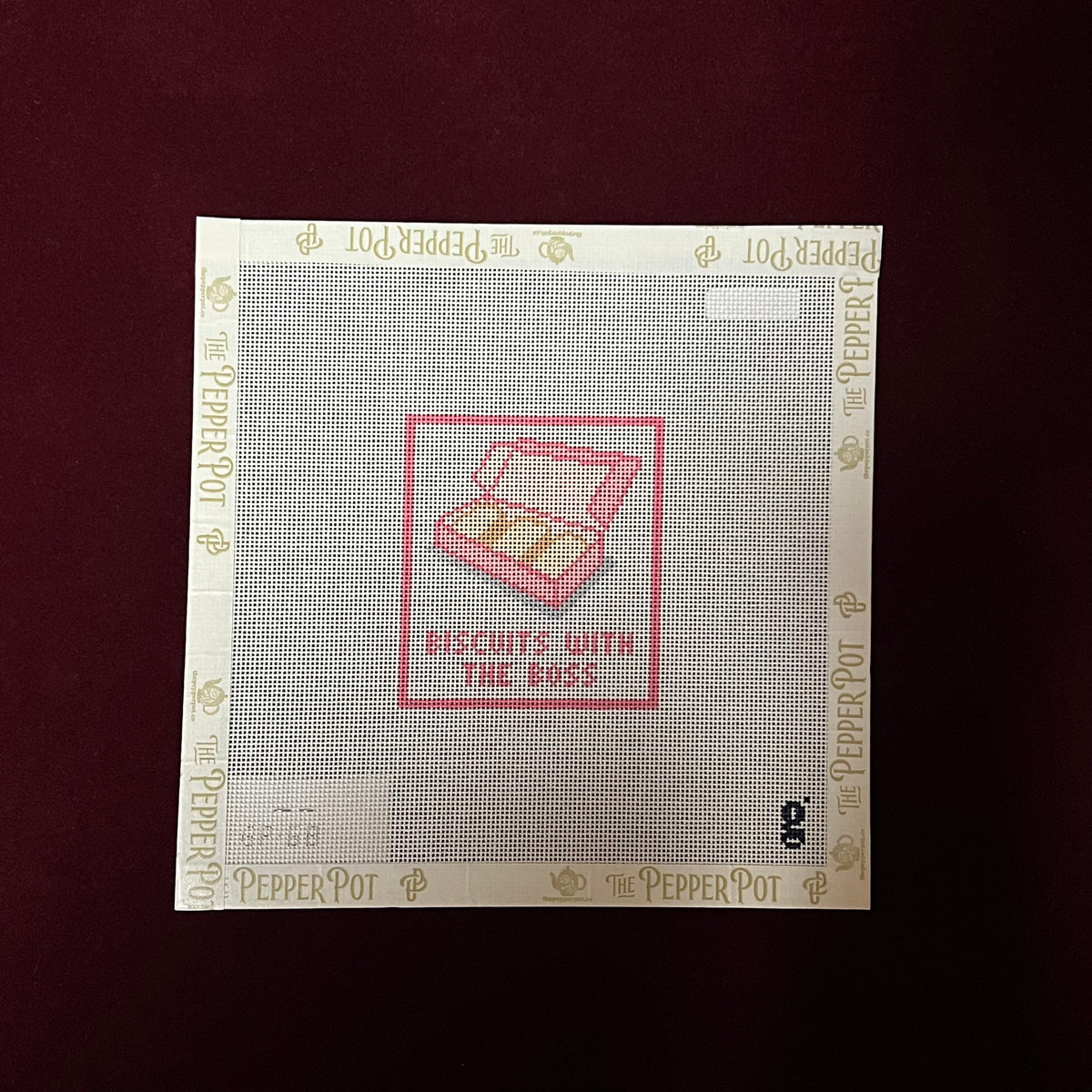 Biscuits With The Boss-Needlepoint Canvas-Goodpoint Needlepoint-The Pepper Pot Barrington, IL