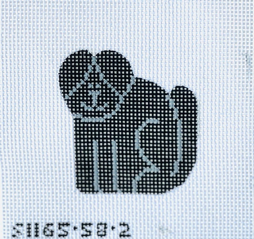 Black Dog Angel August Trunk Show-Needlepoint Canvas-KCN Designers-The Pepper Pot Barrington, IL