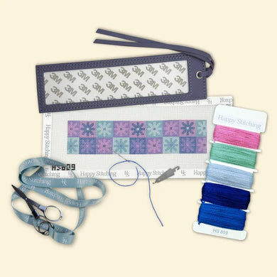 Bloom Mark Bookmark Kit-Needlepoint Canvas-Happy Stitching-The Pepper Pot Barrington, IL