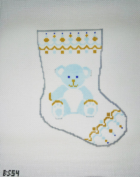 Blue Bear August Trunk Show-Needlepoint Canvas-KCN Designers-The Pepper Pot Barrington, IL