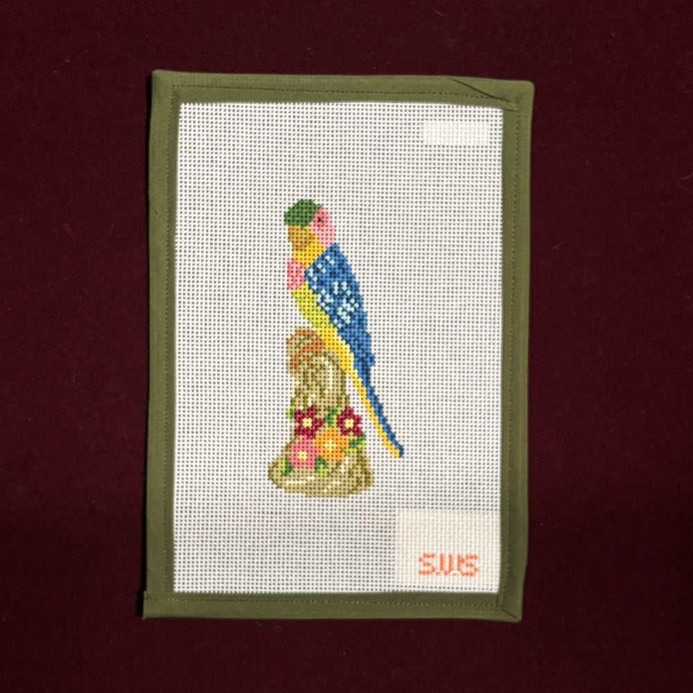 Blue Bird-Needlepoint Canvas-Stitching with Stacey-The Pepper Pot Barrington, IL