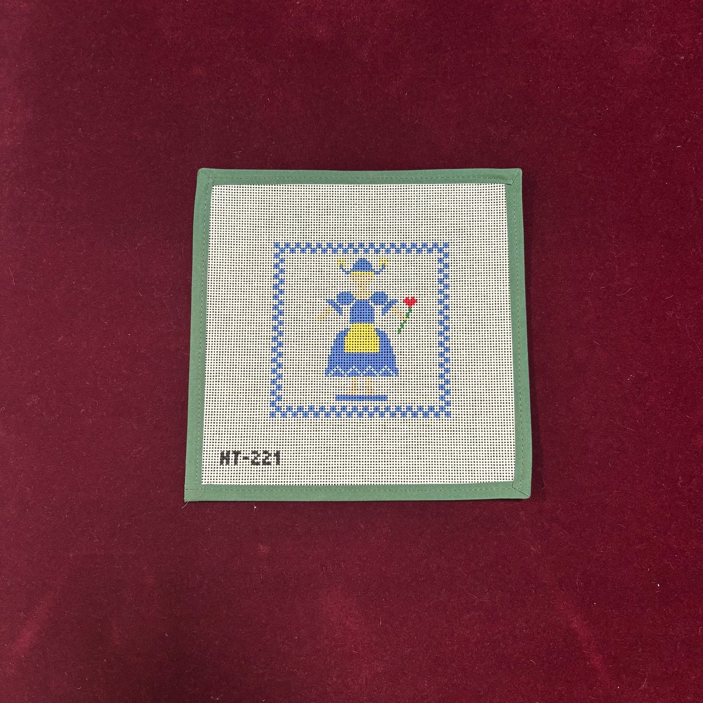 Blue Bonnet Girl Delft Tile-Canvas-Hello Tess-The Pepper Pot