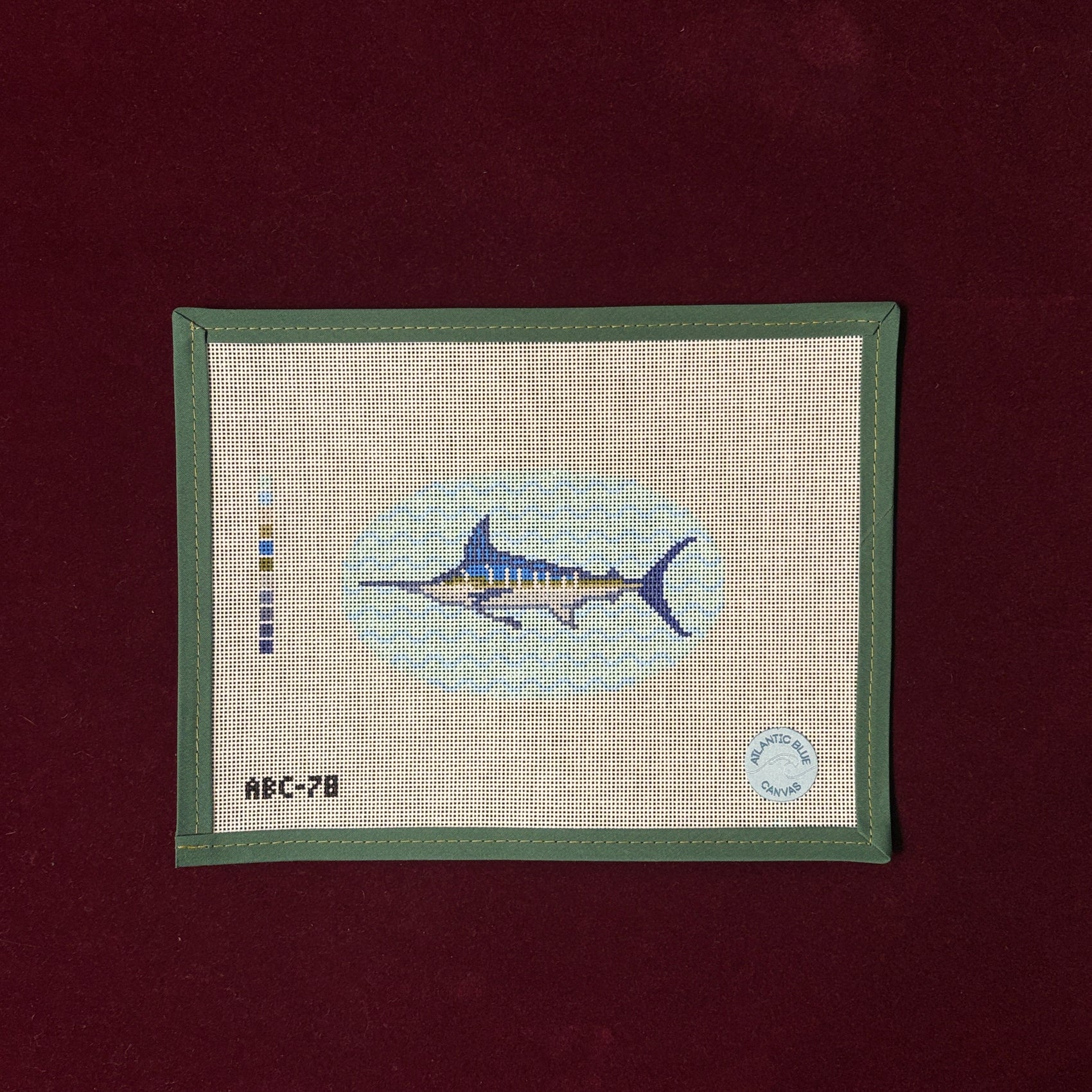Blue Marlin - Fish Series-Canvas-Atlantic Blue Canvas-The Pepper Pot