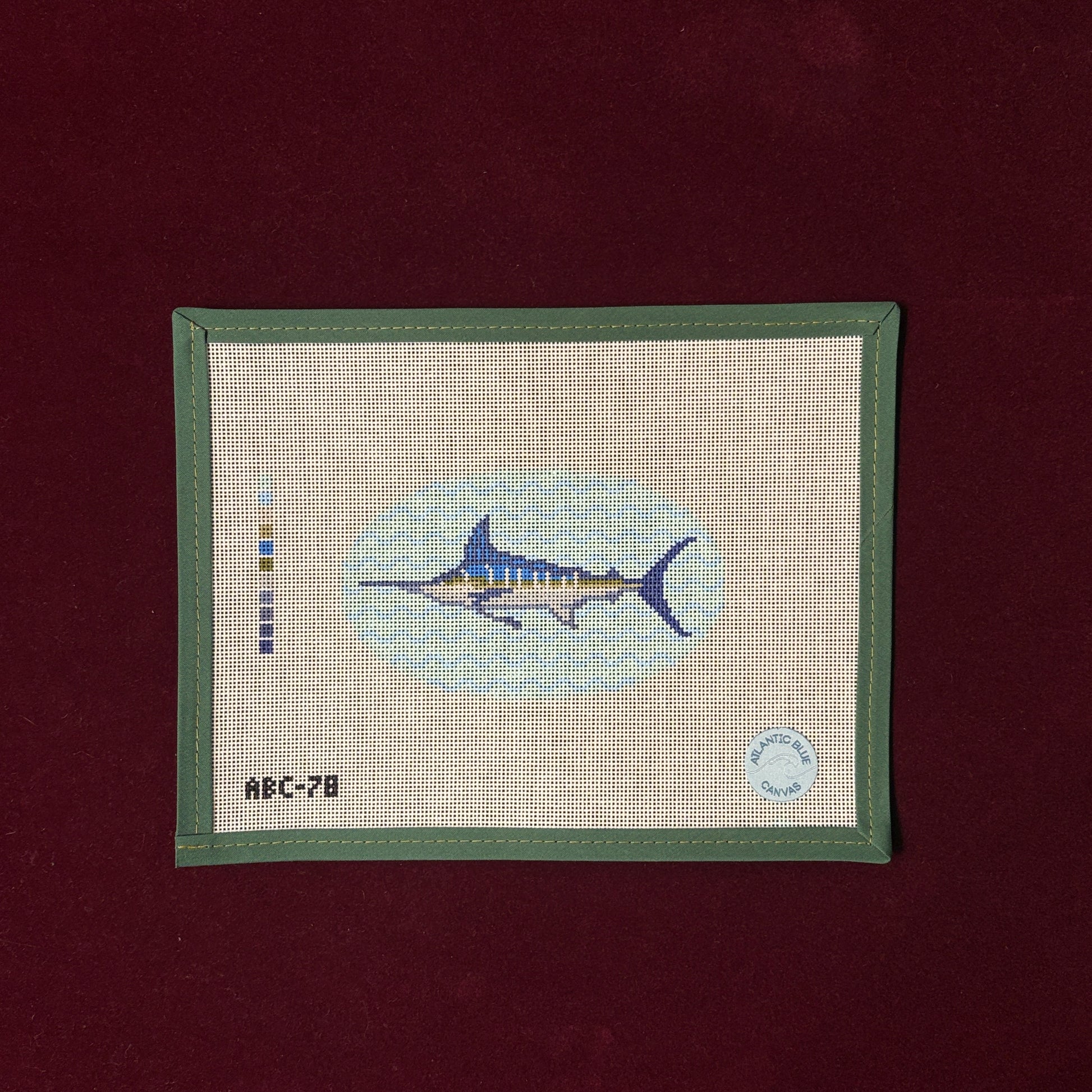 Blue Marlin - Fish Series-Canvas-Atlantic Blue Canvas-The Pepper Pot