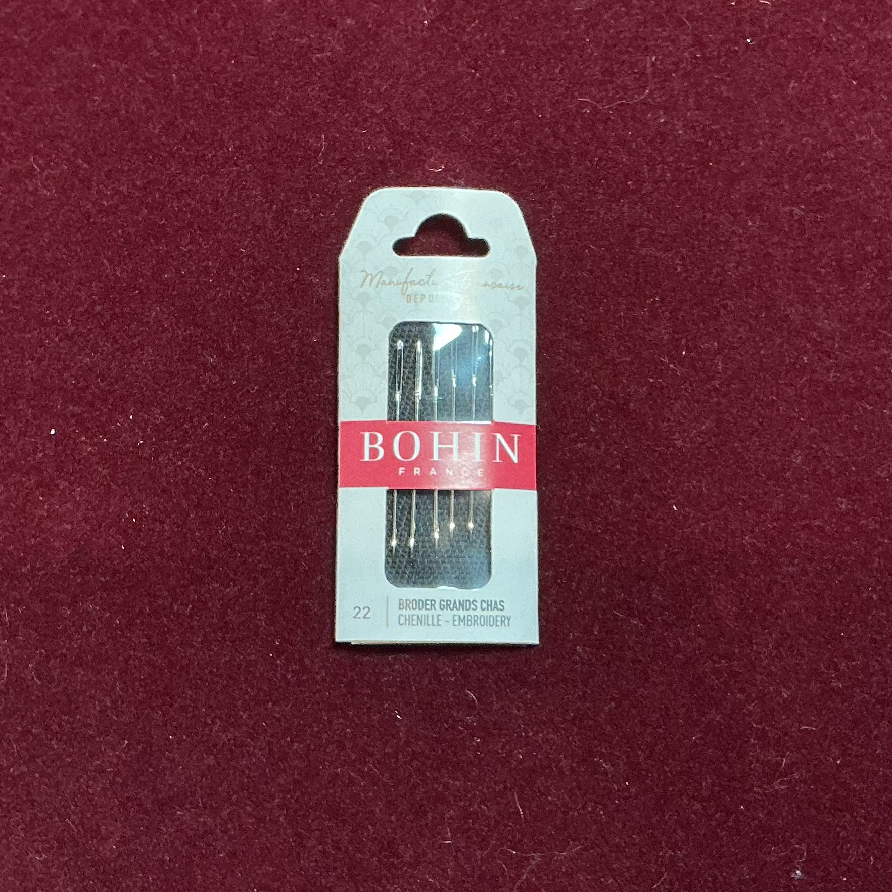 Bohin Chenille Needles #22-Needles-Bohin-The Pepper Pot
