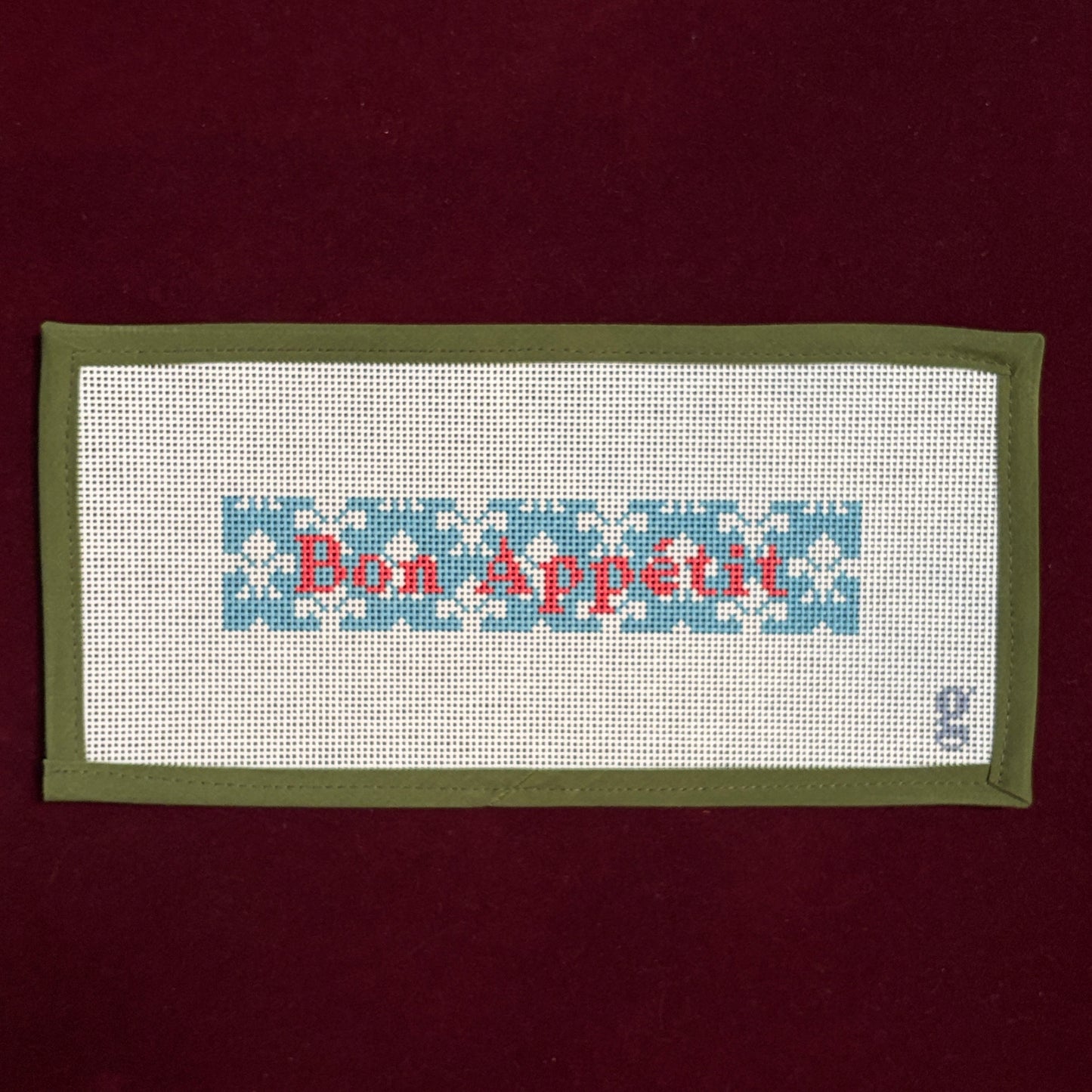 Bon Appetit-Needlepoint Canvas-Goodpoint Needlepoint-The Pepper Pot Barrington, IL
