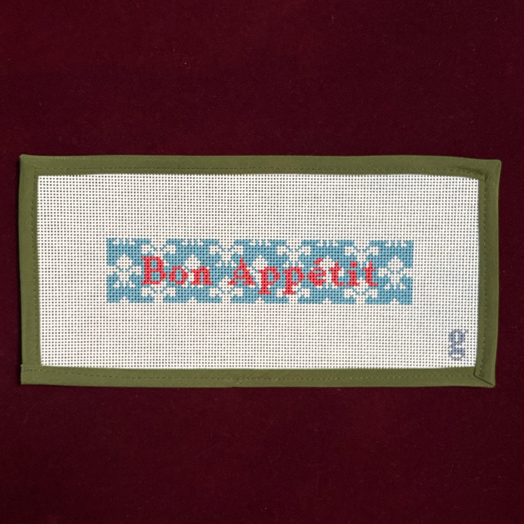 Bon Appetit-Needlepoint Canvas-Goodpoint Needlepoint-The Pepper Pot Barrington, IL