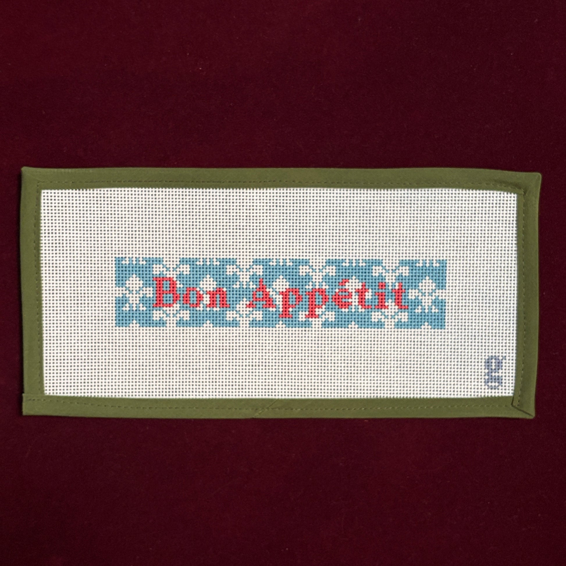 Bon Appetit-Needlepoint Canvas-Goodpoint Needlepoint-The Pepper Pot Barrington, IL