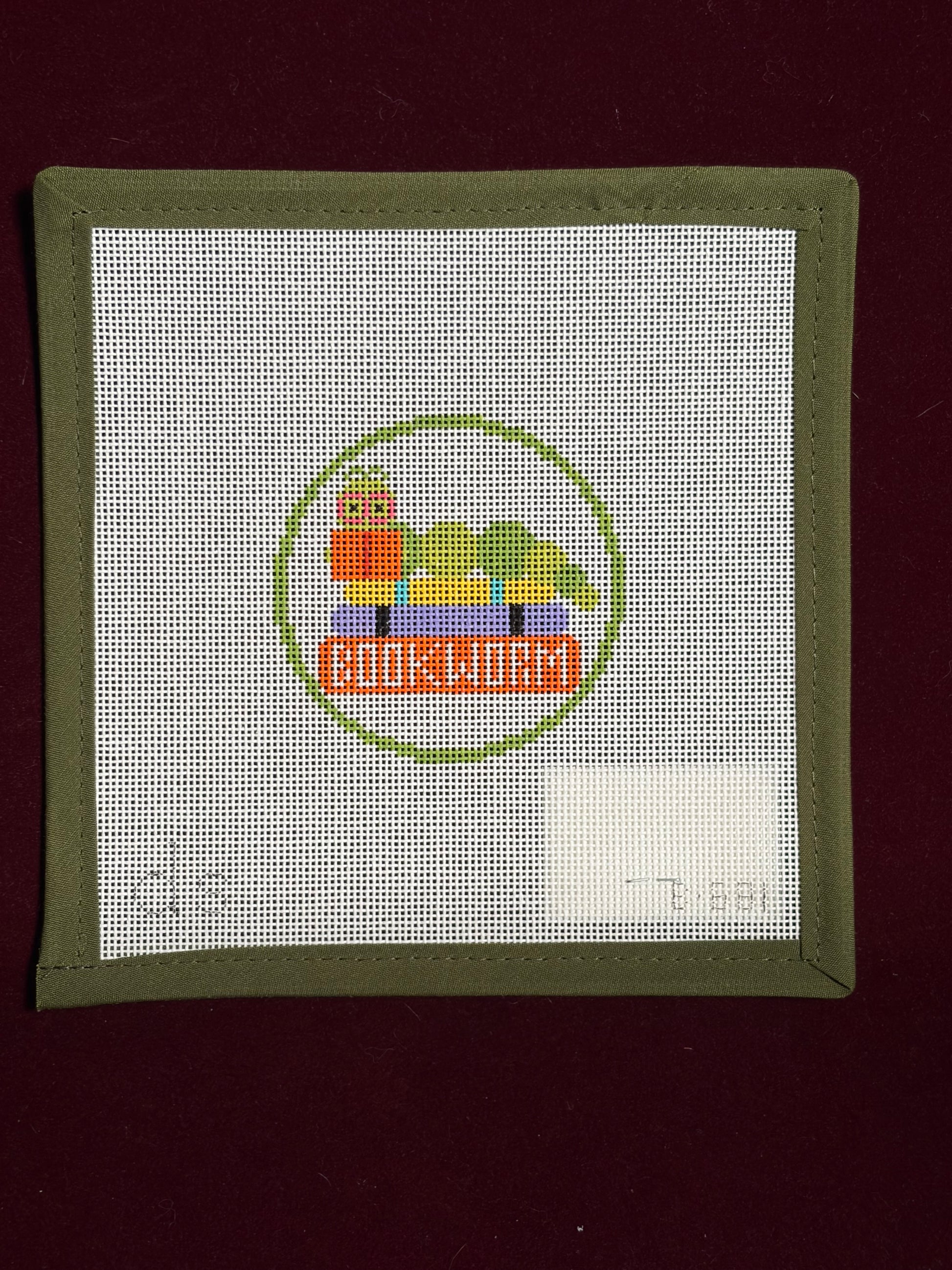Bookworm Merit-Canvas-Doolitte Stitchery-The Pepper Pot