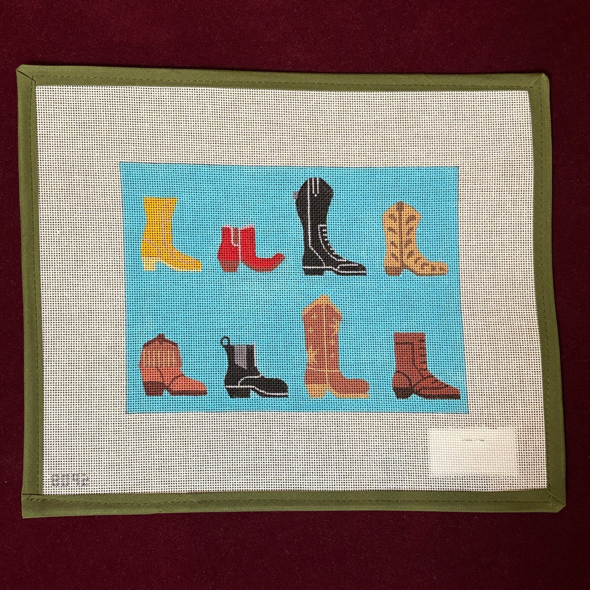 Boots, Boots, Boots-Needlepoint Canvas-Alice Peterson Company-The Pepper Pot Barrington, IL