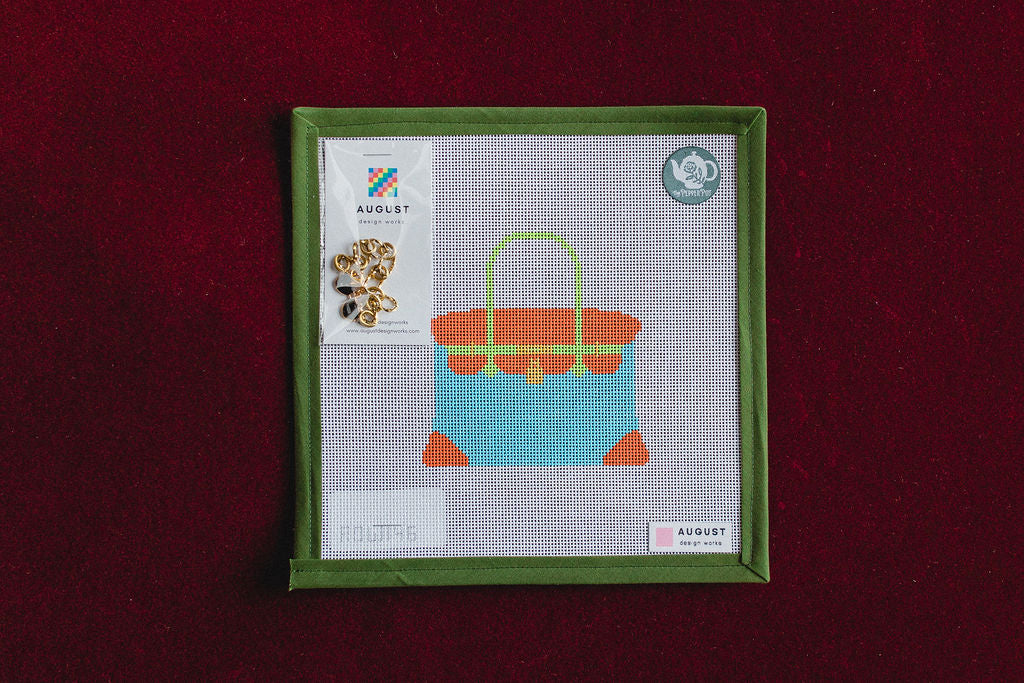 Bougie Bag- Aztec-Canvas-August Design Works-The Pepper Pot