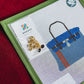 Bougie Bag- Cornflower-Canvas-August Design Works-The Pepper Pot